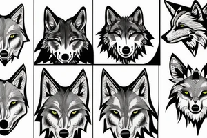 wolf pack tattoo idea