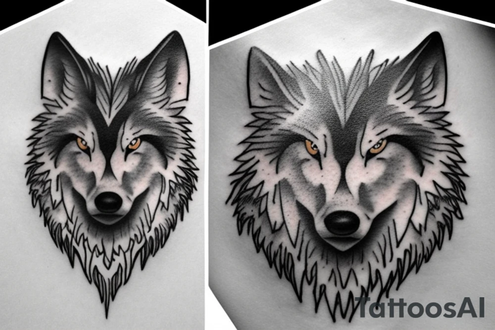 wolf pack tattoo idea