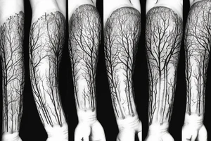 tree wrapping around my arm tattoo idea