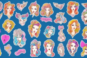 Female cameo tattoo idea