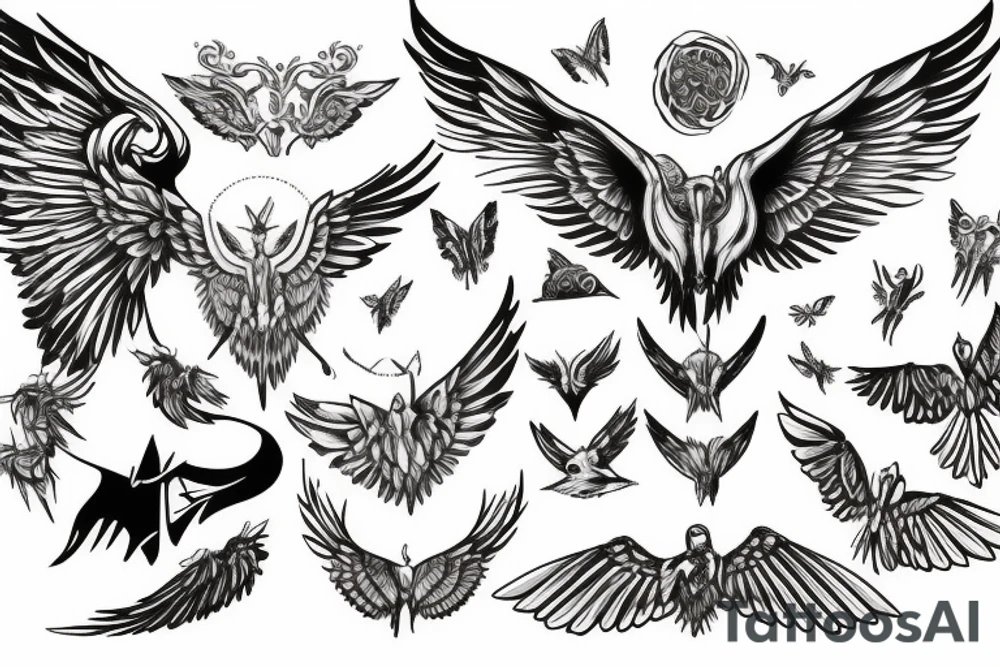 Ruby with wings tattoo idea