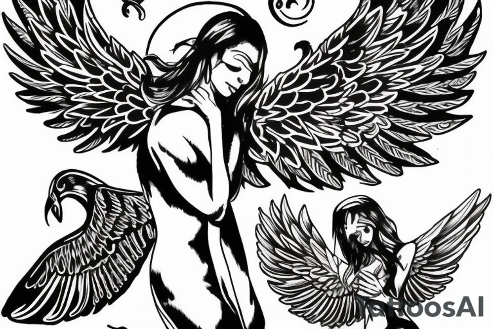 Ruby with wings tattoo idea