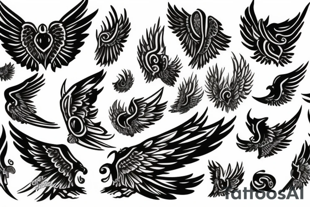 Ruby with wings tattoo idea