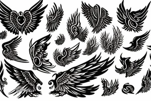 Ruby with wings tattoo idea