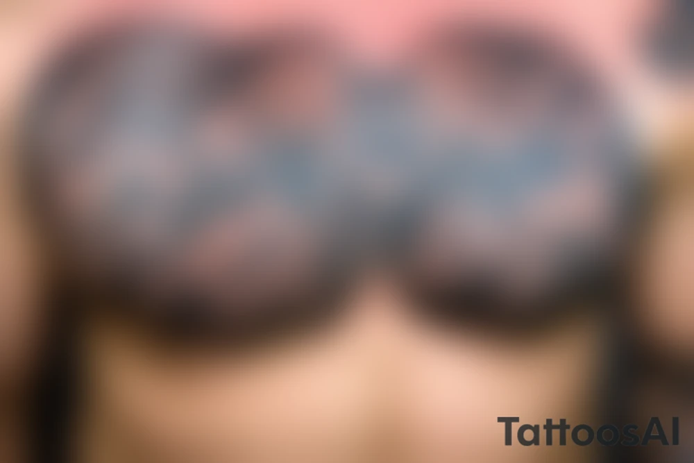 Irish themed chest tattoo idea