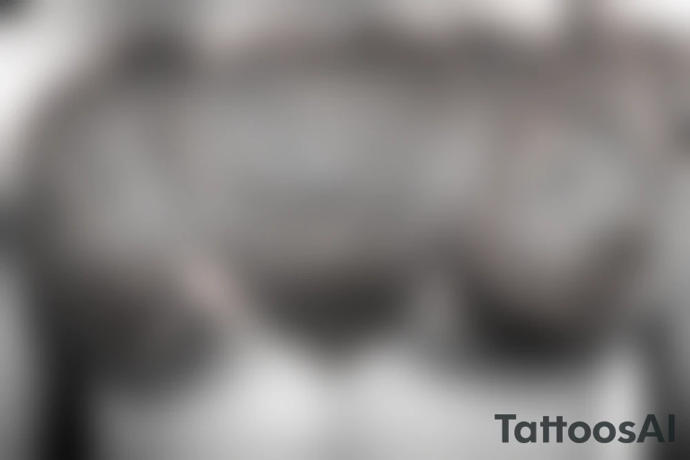 Irish themed half chest tattoo idea