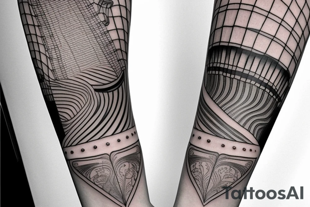 Half sleeve, grand piano, music tattoo idea