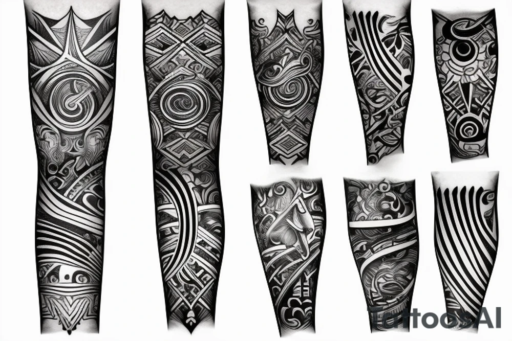 Musical arm sleeve, grand piano and half arm sleeve tattoo idea