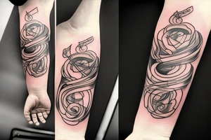 Half arm sleeve- musical with a grand piano tattoo idea