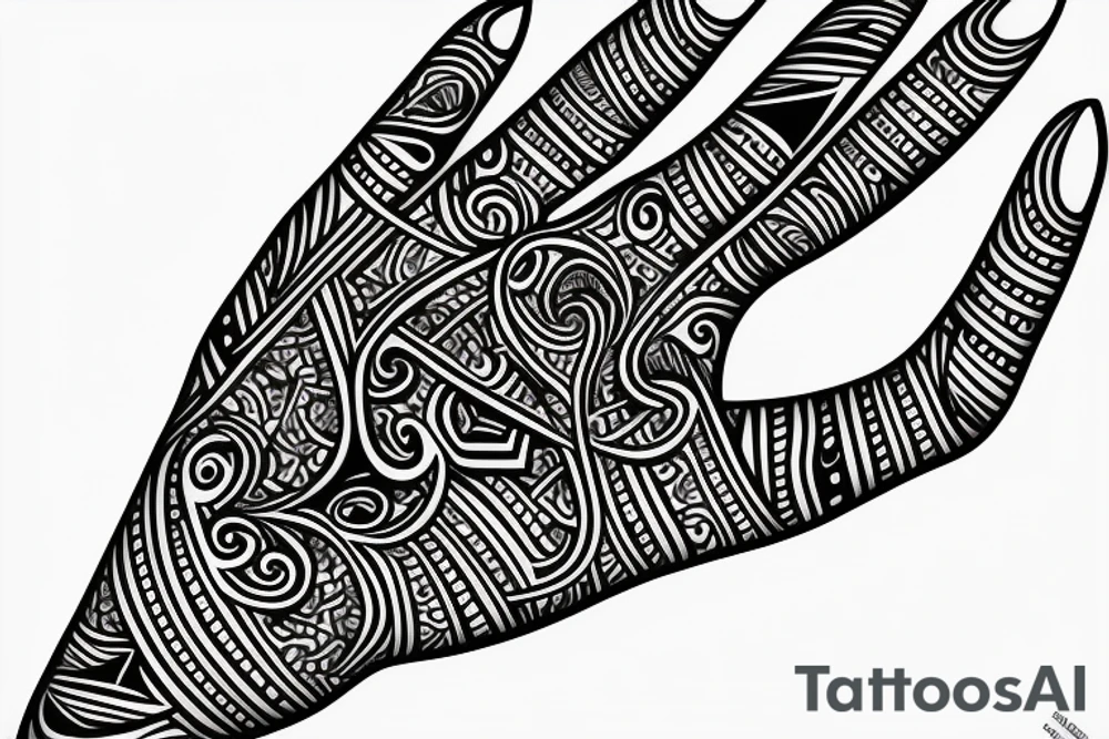 Tattoo aroubd fingers tattoo idea