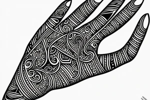 Tattoo aroubd fingers tattoo idea