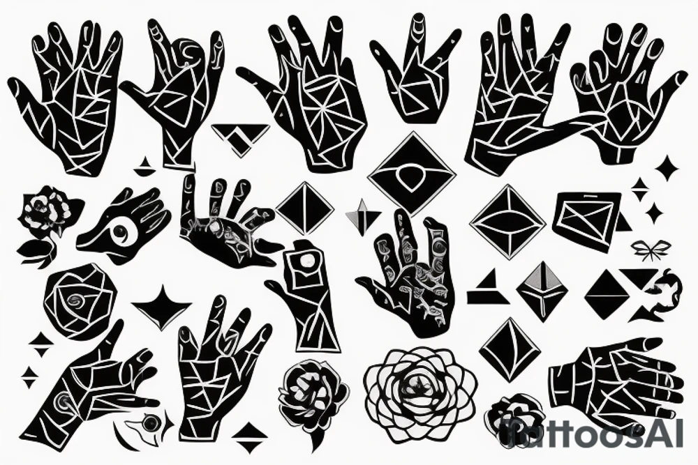 Tattoo around fingers tattoo idea