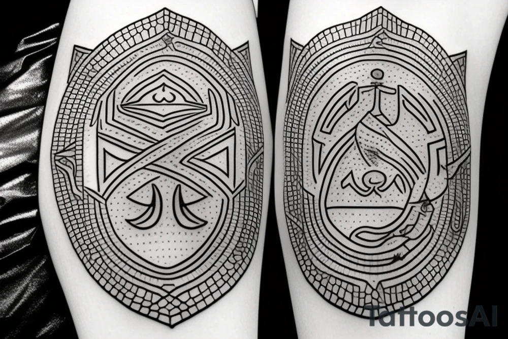 Egyptian key of life tattoo idea