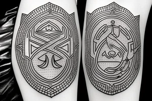 Egyptian key of life tattoo idea