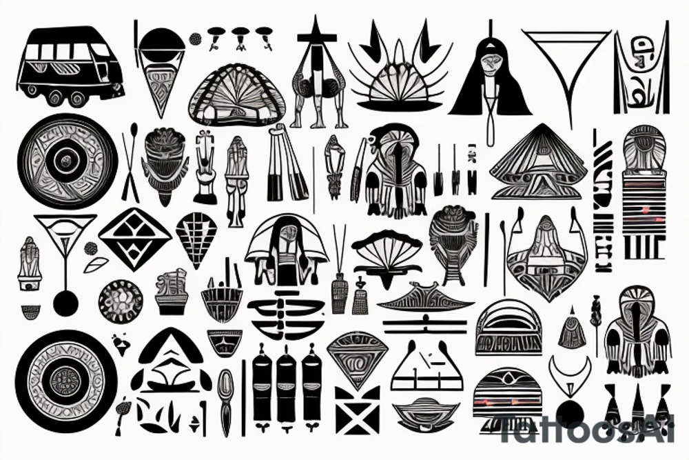 Campervan egypt sisters tattoo idea