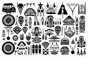 Campervan egypt sisters tattoo idea