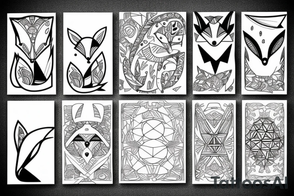 A fox tattoo idea