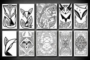 A fox tattoo idea