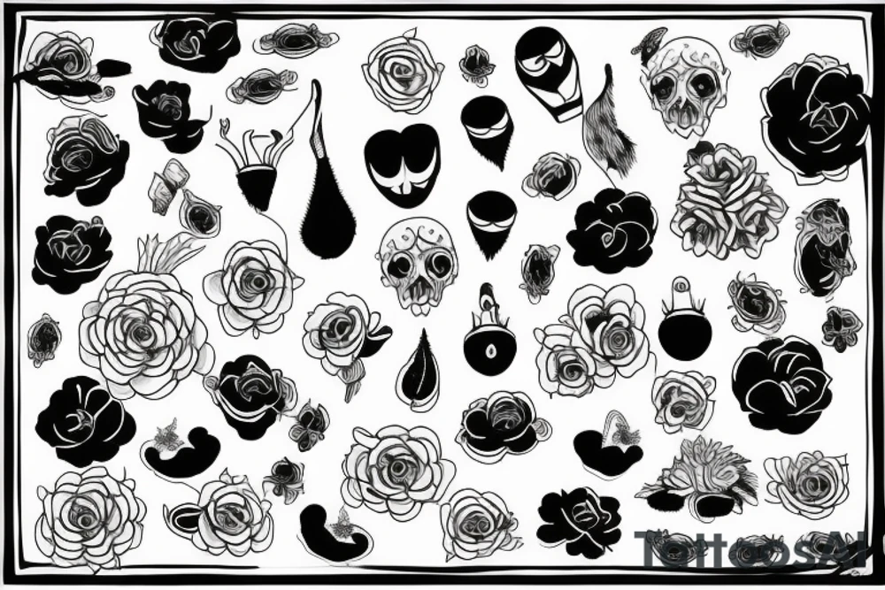 Detailed Cotton tattoo idea