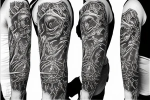 Scary spider tattoo idea