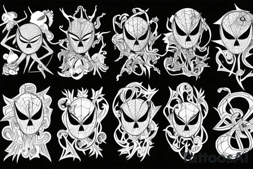 Spider tattoo idea