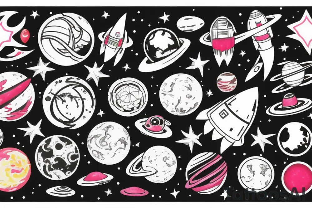Space tattoo idea