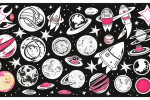 Space tattoo idea