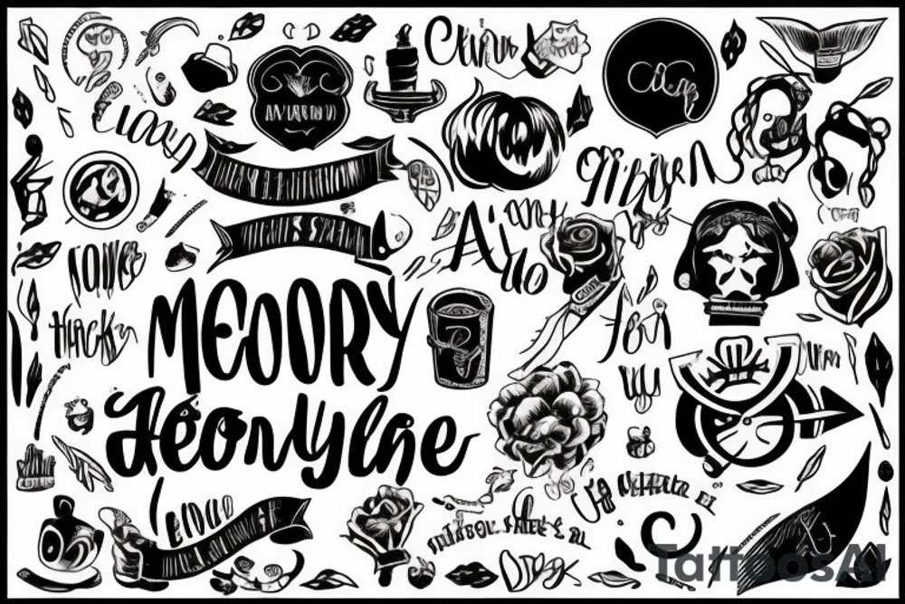 phrase How lucky I am to have something that makes saying goodbye so hard tattoo idea