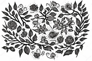 branch of cotton tattoo idea
