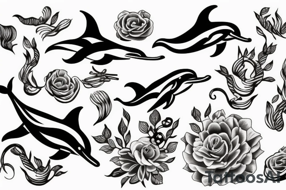 dolphin tattoo idea