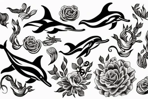 dolphin tattoo idea