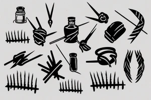 barbed wire tattoo idea