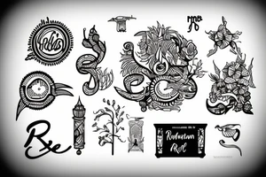 the word "Richmond" tattoo idea