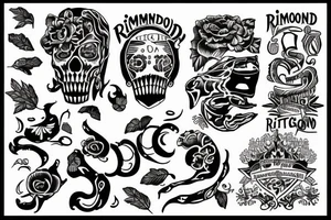 the word "Richmond" tattoo idea