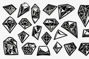 diamond tattoo idea