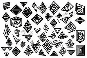 diamond tattoo idea