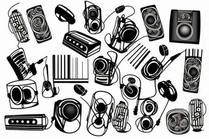 music tattoo idea