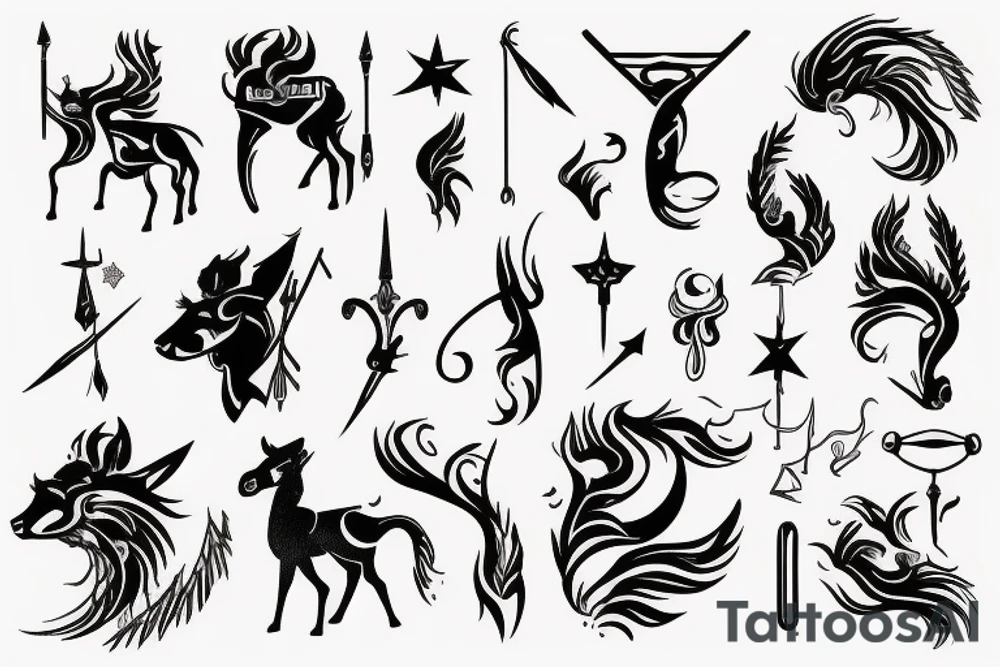 sagittarius tattoo idea