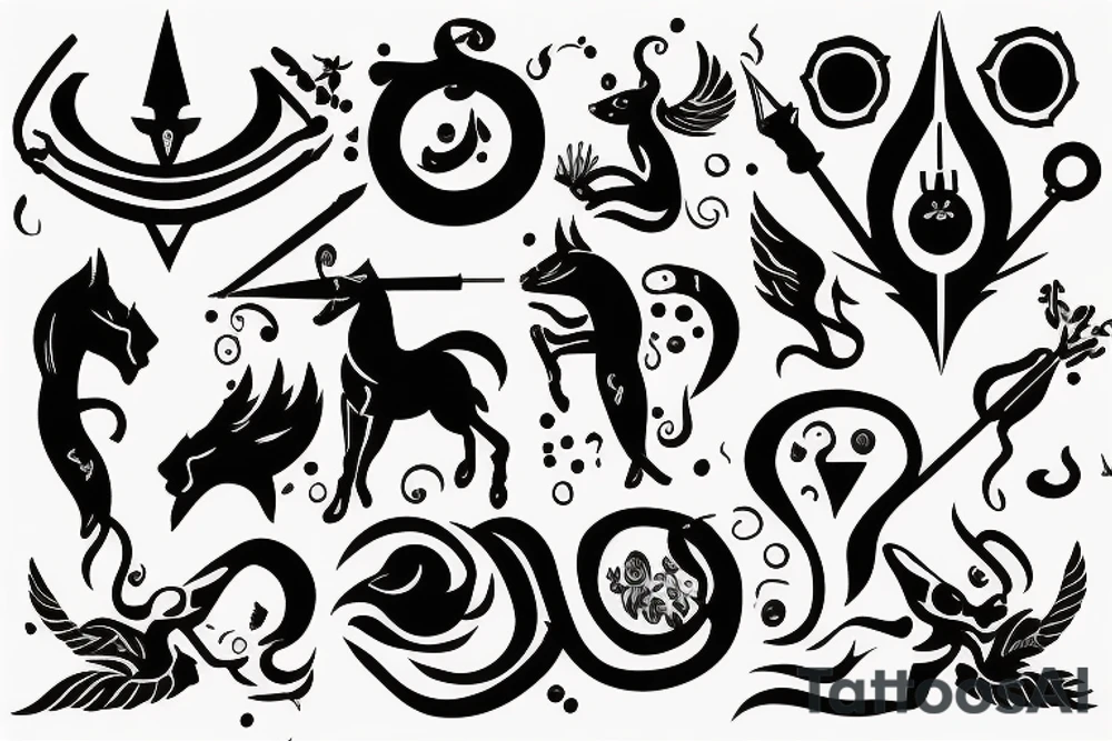 sagittarius tattoo idea