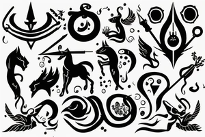 sagittarius tattoo idea