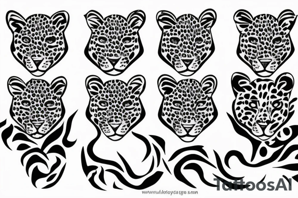 leopard tattoo idea