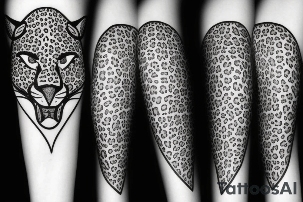 leopard tattoo idea