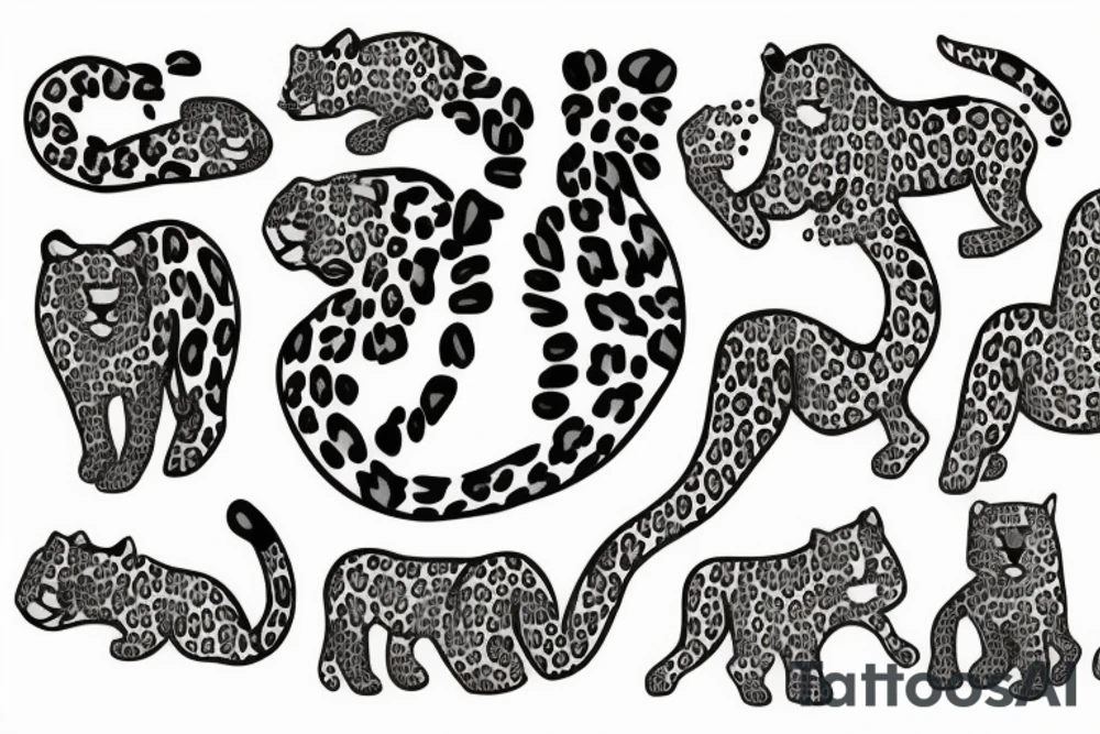 leopard tattoo idea