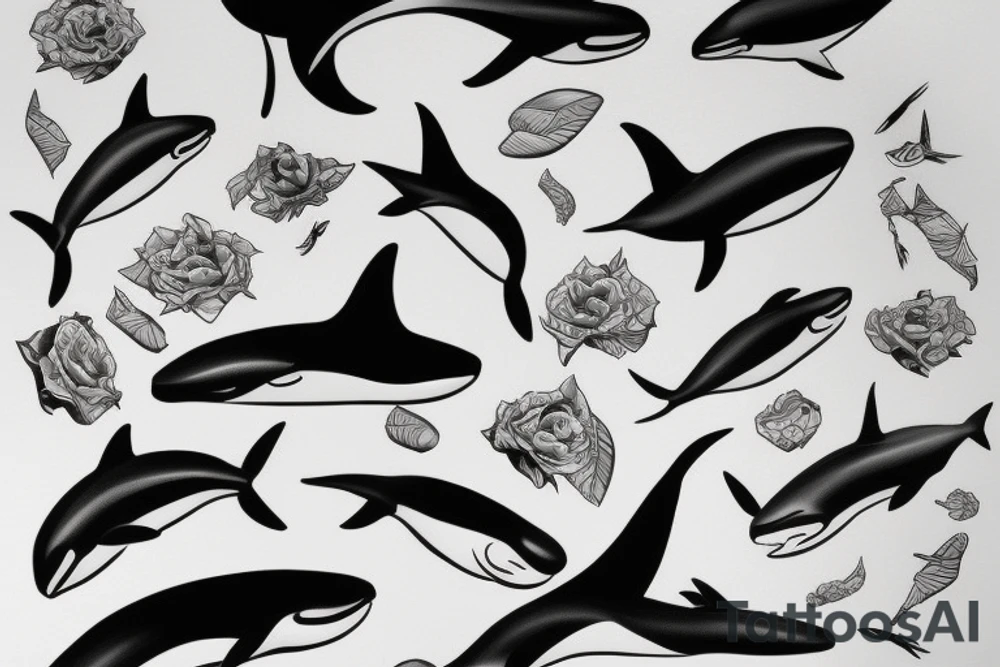 orca tattoo idea