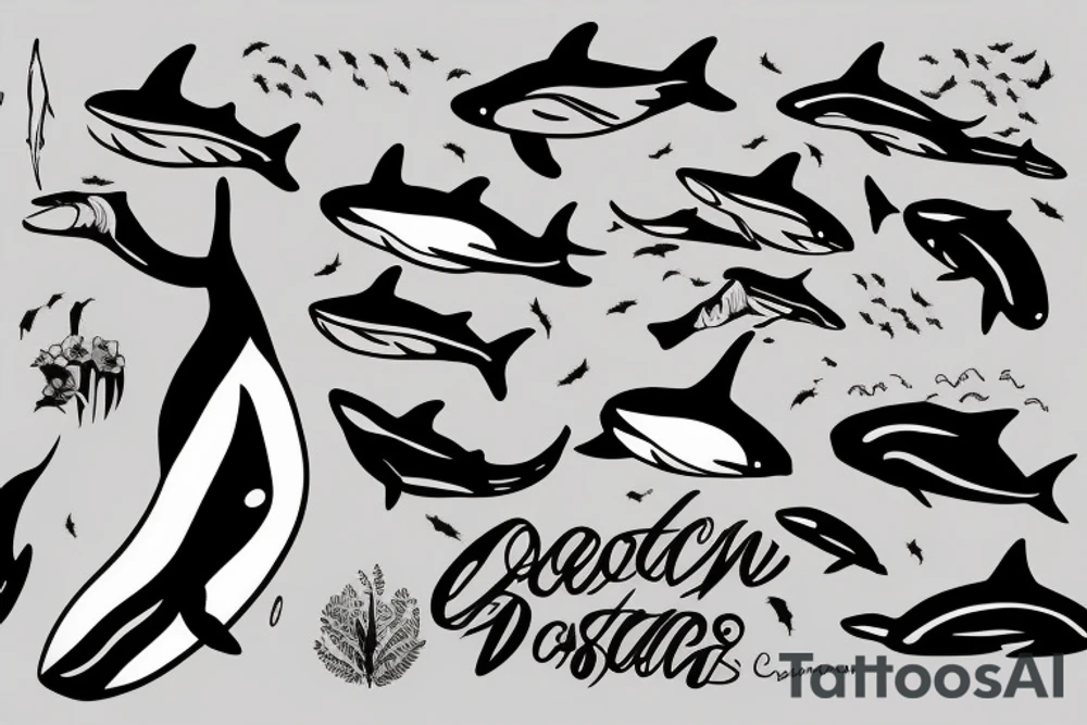 orca tattoo idea