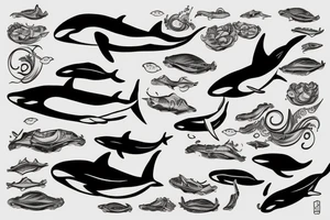 orca tattoo idea