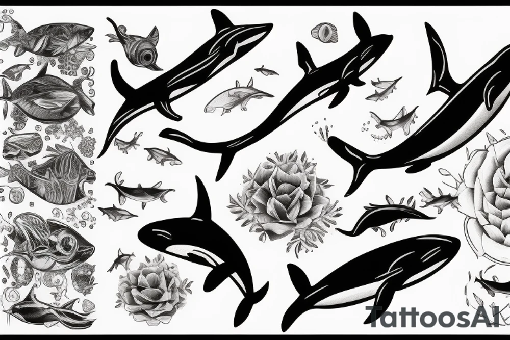 orca tattoo idea