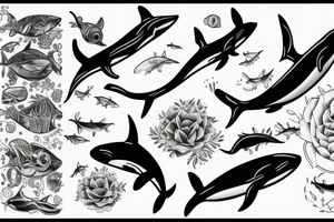 orca tattoo idea