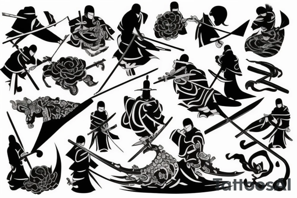 Samurai arm tattoos tattoo idea