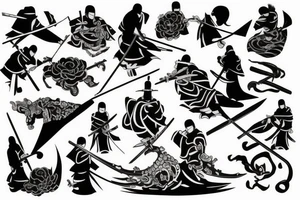 Samurai arm tattoos tattoo idea